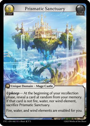Prismatic Sanctuary (042) - Fractured Crown Foil