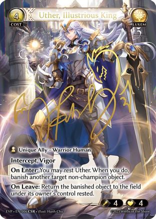 Uther, Illustrious King (CSR) (006) - Promotional Cards Foil