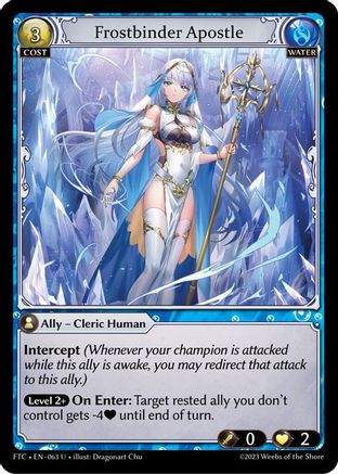 Frostbinder Apostle (063) - Fractured Crown Foil