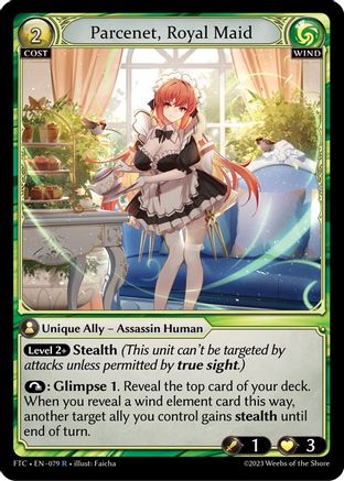 Parcenet, Royal Maid (079) - Fractured Crown Foil