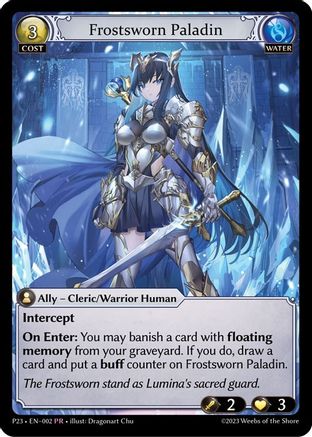 Frostsworn Paladin (002) - Promotional Cards Foil