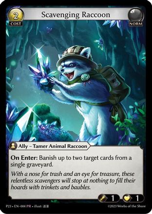 Scavenging Raccoon (004) - Promotional Cards