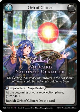 Orb of Glitter (014) - Promotional Cards Foil