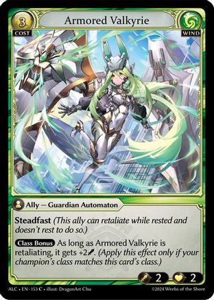 Armored Valkyrie (153) - Alchemical Revolution Foil