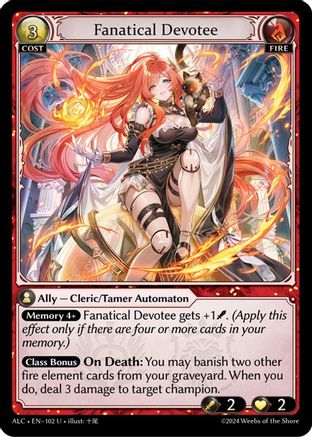 Fanatical Devotee (102) - Alchemical Revolution Foil