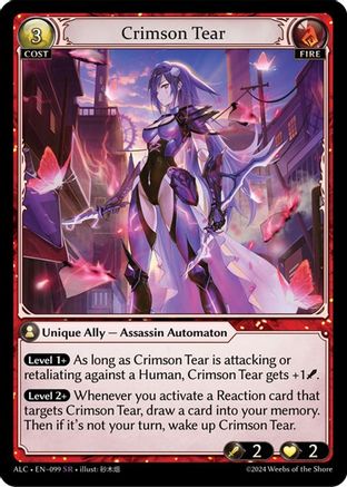 Crimson Tear (099) - Alchemical Revolution Foil