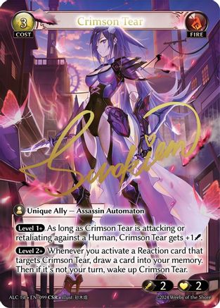 Crimson Tear (CSR) (ALC1E) (099) - Alchemical Revolution Foil