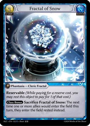 Fractal of Snow (132) - Alchemical Revolution Foil