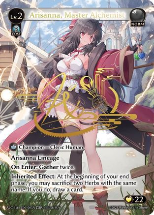 Arisanna, Master Alchemist (CSR) (005A) (ALC1E) (005A) - Alchemical Revolution Foil