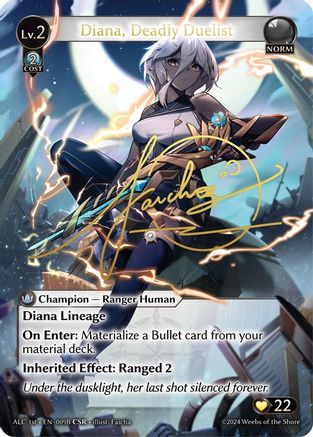 Diana, Deadly Duelist (CSR) (009B) (ALC1E) (009B) - Alchemical Revolution