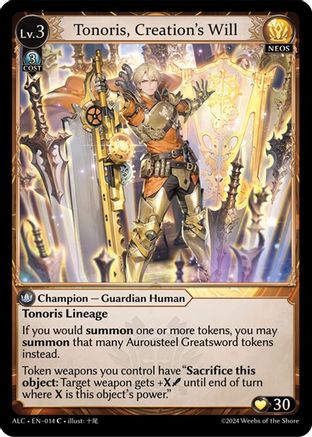 Tonoris, Creation's Will (014) - Alchemical Revolution