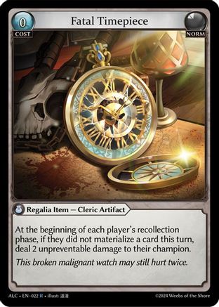 Fatal Timepiece (022) - Alchemical Revolution