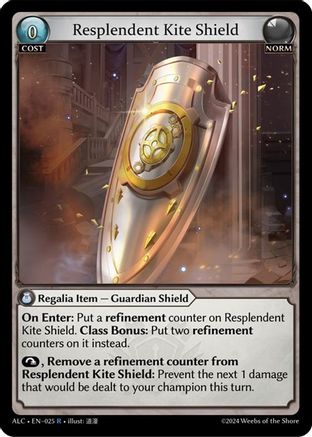 Resplendent Kite Shield (025) - Alchemical Revolution