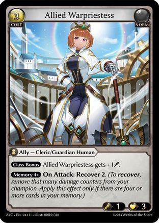 Allied Warpriestess (043) - Alchemical Revolution