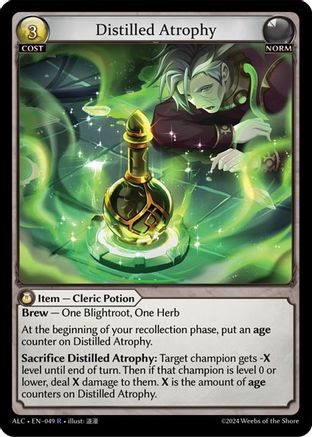 Distilled Atrophy (049) - Alchemical Revolution Foil