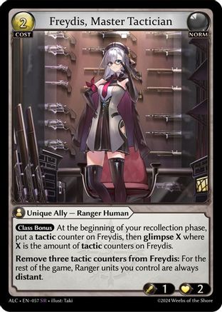 Freydis, Master Tactician (057) - Alchemical Revolution Foil