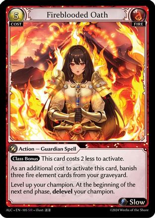 Fireblooded Oath (105) - Alchemical Revolution Foil