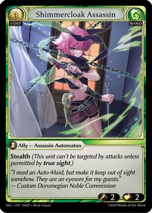 Shimmercloak Assassin (168) - Alchemical Revolution