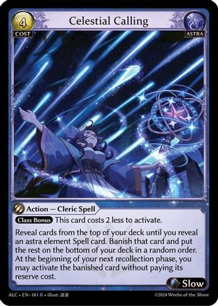 Celestial Calling (181) - Alchemical Revolution Foil