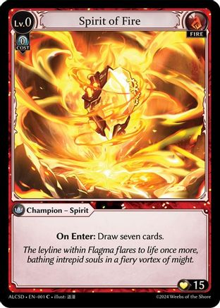 Spirit of Fire (001) - Alchemical Revolution Starter Decks
