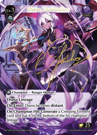 Diana, Duskstalker (CSR) (009) - Alchemical Revolution Starter Decks Foil