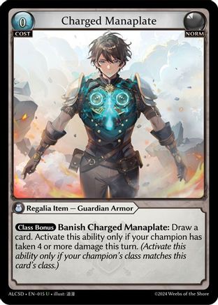 Charged Manaplate (015) - Alchemical Revolution Starter Decks