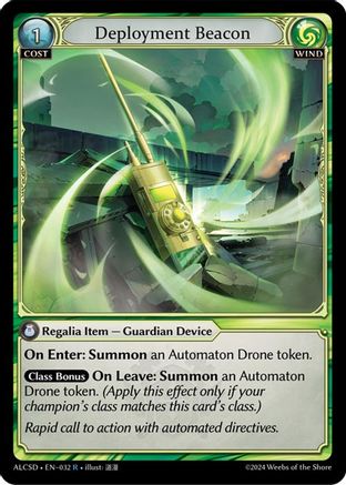 Deployment Beacon (032) - Alchemical Revolution Starter Decks