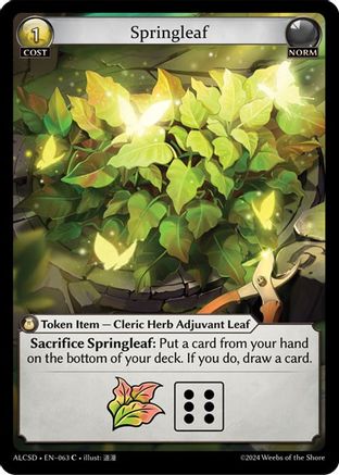 Springleaf (063) - Alchemical Revolution Starter Decks