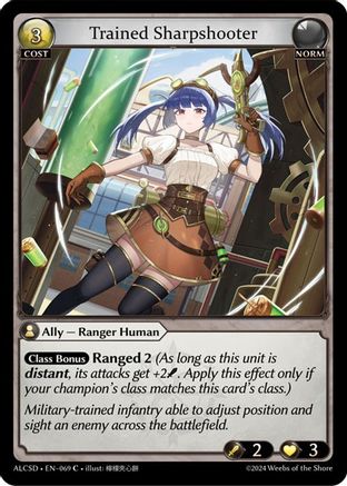 Trained Sharpshooter (069) - Alchemical Revolution Starter Decks