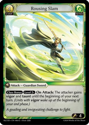 Rousing Slam (086) - Alchemical Revolution Starter Decks