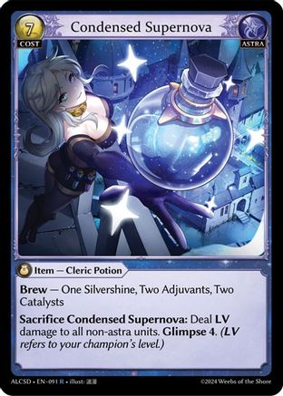 Condensed Supernova (091) - Alchemical Revolution Starter Decks