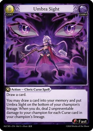 Umbra Sight (106) - Alchemical Revolution Starter Decks