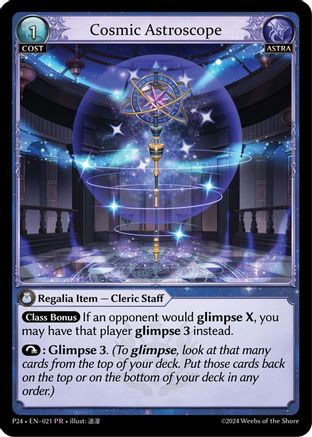 Cosmic Astroscope (021) - Promotional Cards Foil