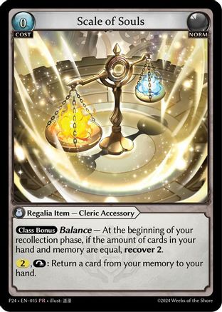 Scale of Souls (015) - Promotional Cards Foil