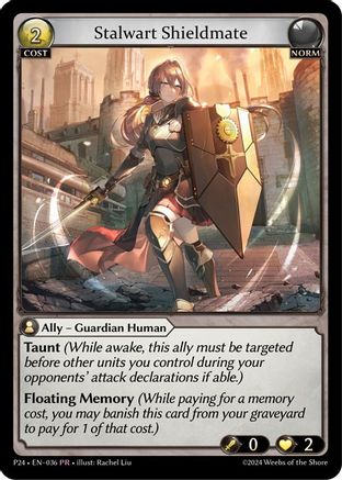 Stalwart Shieldmate (036) - Promotional Cards Foil