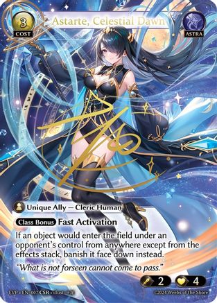 Astarte, Celestial Dawn (007) - Alchemical Revolution Event Pack Foil