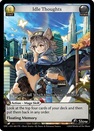 Idle Thoughts (005) - Promotional Cards