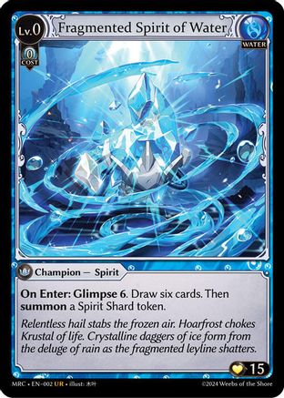 Fragmented Spirit of Water (002) - Mercurial Heart Foil