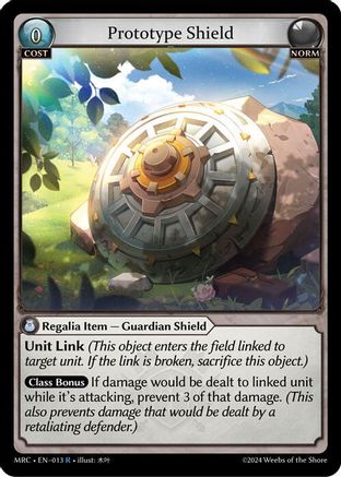 Prototype Shield (013) - Mercurial Heart