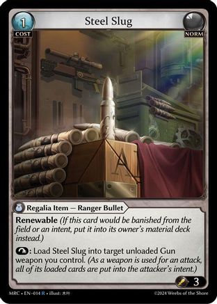 Steel Slug (014) - Mercurial Heart Foil