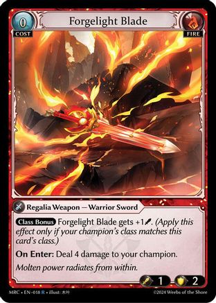 Forgelight Blade (018) - Mercurial Heart Foil