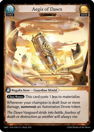 Aegis of Dawn (030) - Mercurial Heart Foil