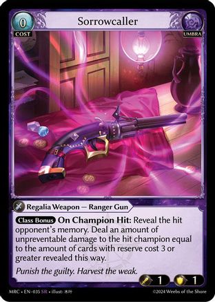 Sorrowcaller (035) - Mercurial Heart Foil