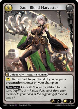 Sadi, Blood Harvester (069) - Mercurial Heart Foil