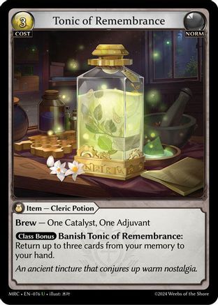 Tonic of Remembrance (076) - Mercurial Heart