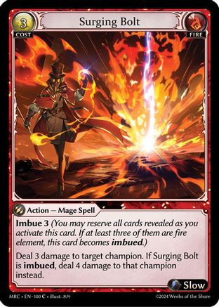 Surging Bolt (100) - Mercurial Heart