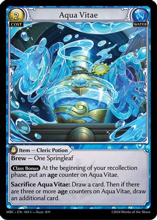 Aqua Vitae (104) - Mercurial Heart Foil