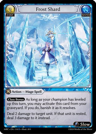 Frost Shard (114) - Mercurial Heart Foil