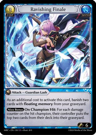 Ravishing Finale (130) - Mercurial Heart Foil