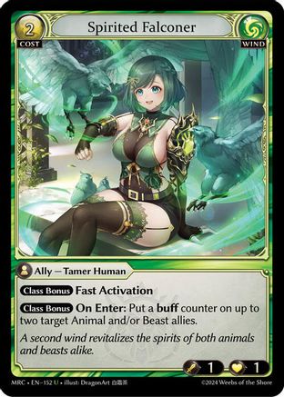 Spirited Falconer (152) - Mercurial Heart Foil